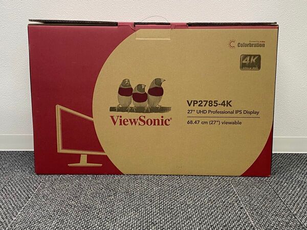 ViewSonic VP2785-4K 27型ワイド 4K カラーマネジメントモニター Adobe RGB 99%カバー