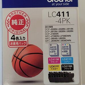 ブラザー インクカートリッジ LC411-4PK 純正 新品未使用品