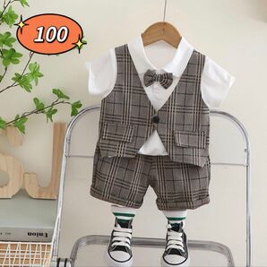☆新品☆フォーマル 男の子 セットアップ 入園式 結婚式 スーツ 100cm