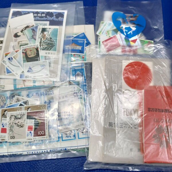 趣味 コレクション 切手 合計10141円 小型シート おまけ付き 年賀切手