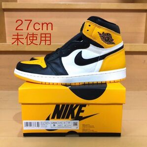 未使用 Nike Air Jordan 1 High OG Taxi