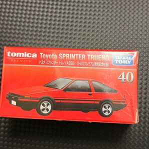 【未開封】トミカ No.40 トヨタ スプリンター トレノ AE86 トミカプレミアム発売記念仕様