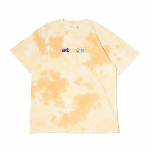 【 Mサイズ 】SeanWotherspoon × atmos TIE DYE TEEアトモス ショーンウェザースプーン Tシャツ タイダイ イエロー