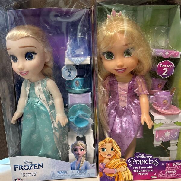 ディズニー アナ雪 エルサ ラプンツェル ティーセット 2個セット