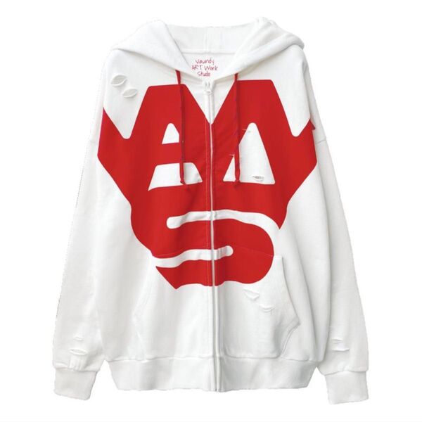 vaundy VAWS logo Hoodie 未使用 little punk white 新品未開封 M 即日発送 パーカー
