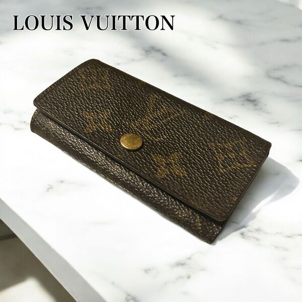 ルイヴィトン LOUIS VUITTON キーケース モノグラム ミュティクレ メンズ レディース 4連