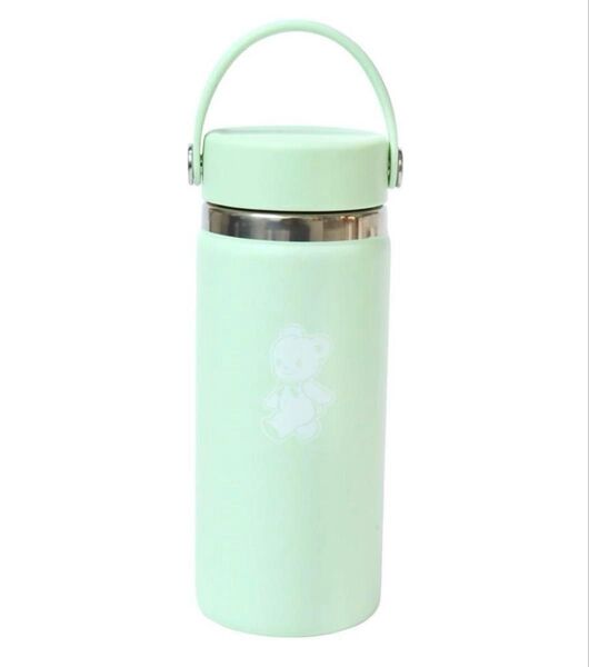 【新品未使用】ファミリア ハイドロフラスクステンレスボトル 16oz グリーン コラボ 限定 familiar
