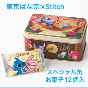 【期間限定】東京ばな奈×スティッチ スペシャル缶 disney 宅配便 東京駅限定