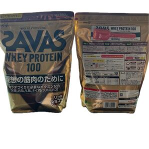 プライムデー対抗特別価格!リッチショコラ味×2袋セット!!SAVAS ホエイプロテイン100 980g×2