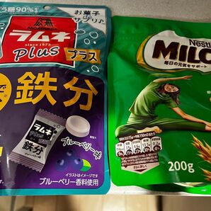 鉄分ラムネ&ミロ ミロ