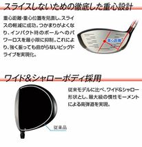 【左 10度】日本一404Yで ステルス SIM2 M6 パラダイム エピック ローグ より飛ぶ ワークス ゴルフ マキシマックス 三菱 W飛匠 ドライバー_画像4