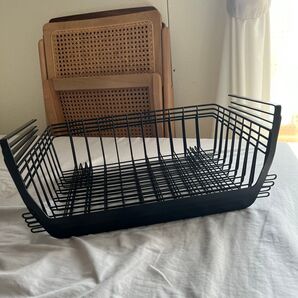 美品 吊り下げ収納ラック 連結 4点セット 吊り戸棚ラック ブラック