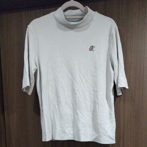 LANS' END Rロゴ刺繍入り カットソー オフホワイト