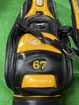 男子プロゴルファー 小田孔明プロ ツアー実使用 HONMA GOLF キャディバッグ_画像8