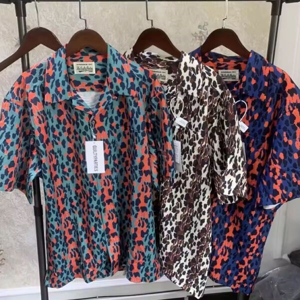 WACKO MARIA(ワコマリア)“LEOPARD” S/S HAWAIIAN アロハシャツ M/L/色お選びください