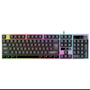 ゲーミングキーボード ゲーム 機械 キーボード カラフル LEDバックライト