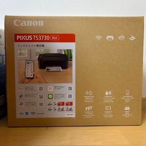 CANON PIXUS TS3730 インクジェットプリンター インクなし 黒 ブラック
