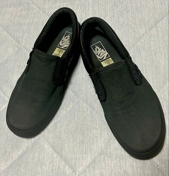 【1人1点予約即完】VANS×SSZ ビームス別注 リバーススリッポン 裏VANS 黒 28cm 少し小さめ 2017年発売