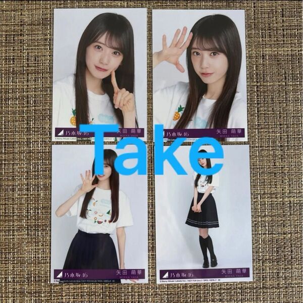 矢田萌華 乃木坂46 39th Same numbers 封入生写真コンプ
