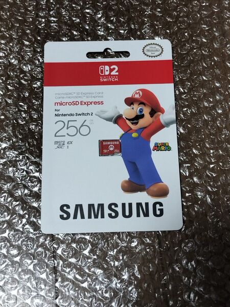 新品 Samsung microSD Express Card 256GB for Nintendo Switch 2 SDカード