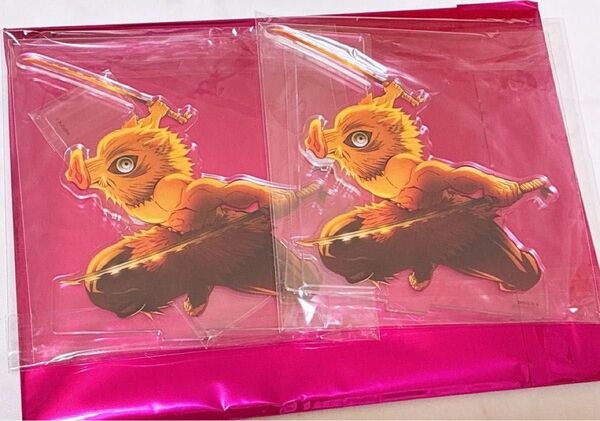 劇場版 鬼滅の刃 キービジュアル ランダム アクリルスタンド 伊之助 × 2