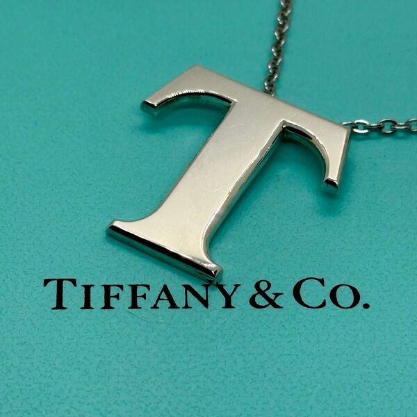【社外チェーン】TIFFANY&Co. イニシャル T ネックレス トヨタ コラボ SV925 シルバー ティファニー
