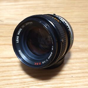 CANON FDマウント 50mm f1.4 ssc
