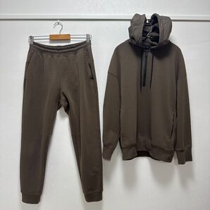 ユニクロ +J ジルサンダー ドライスウェット パーカー パンツ セットアップ オリーブ Mサイズ Sサイズ
