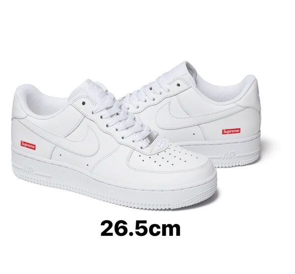 Supreme × Nike Air Force 1 Low "White" 26.5cm