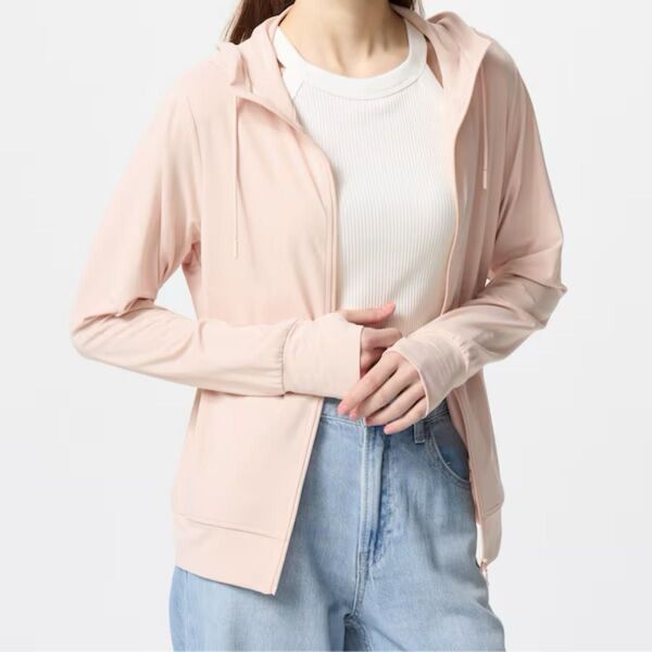 UNIQLO エアリズムUVカットフルジップパーカ