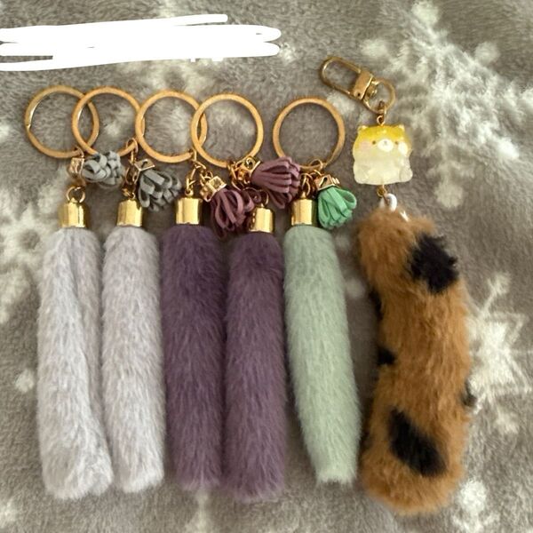 しっぽキーホルダー