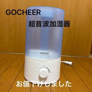 GOCHEER 3.5L大容量 超音波加湿器空焚き防止静音(アロマ対応)冬が来る前のこの時期から準備