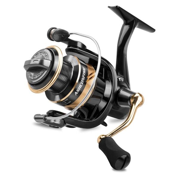 ASHCONFISH スピニングリール 100Mライン付き