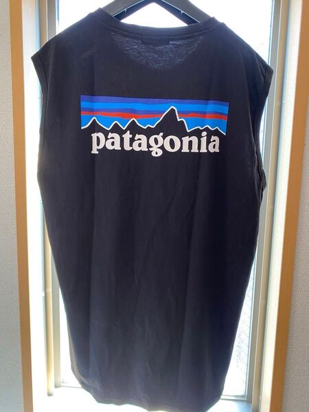 patagonia パタゴニア ノースリーブTシャツ ブラック