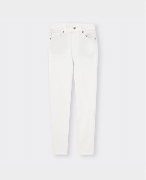 GU ホワイトスキニーパンツ デニムパンツ ホワイト パンツ オフホワイト ストレッチ スキニー レディース Sサイズ
