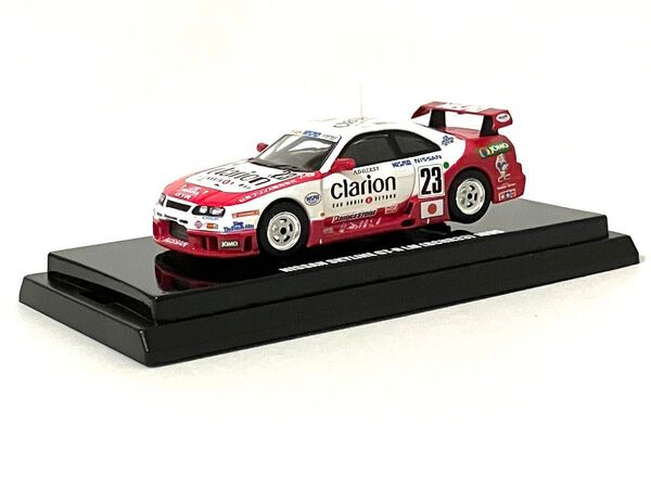 京商ビーズコレクション 1/64 日産スカイラインGT-R (BCNR33) LM 1995 #23 clarion