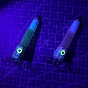 アングラーズフラワーSS クリアグロー 2個 8本針 イカ釣り エギング