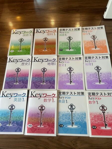 Keyワーク5教科セット 中1 定期テスト対策