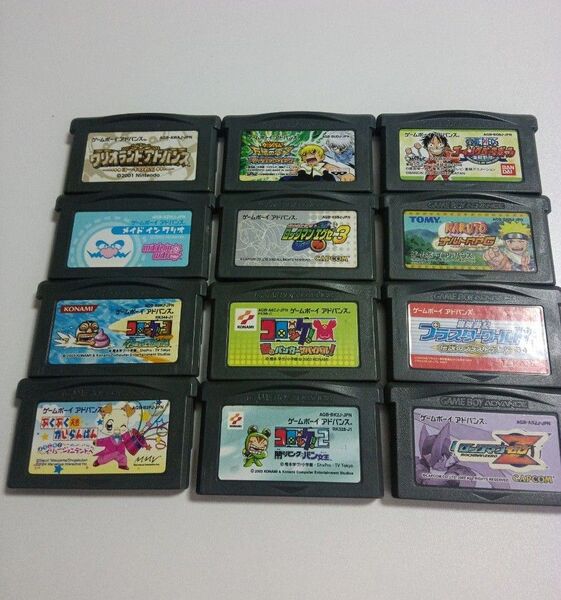 ゲームボーイアドバンス ソフト12個セット 中古品 ソフトのみ 初期起動のみ確認済み