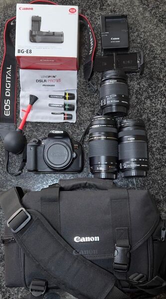 【美動品セット 素晴らしい逸品】Canon EOS Kiss X6i ストロボ内蔵デジタル一眼レフレックスAF・AEカメラ
