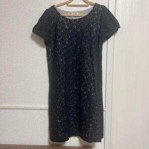 ワールド系列 レース 半袖 ミニワンピース