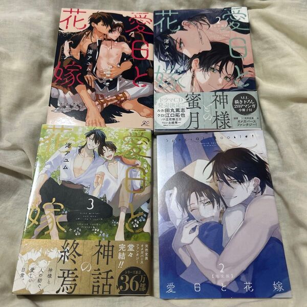 愛日と花嫁 渚アユム 全3巻