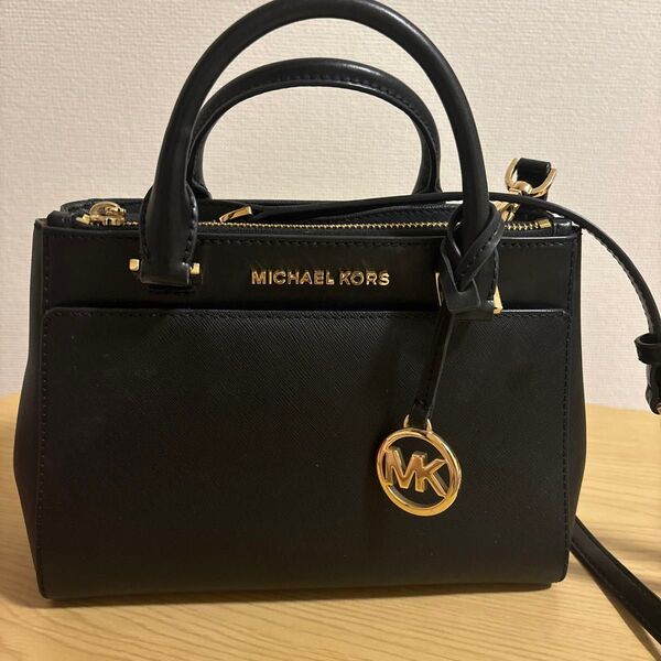MICHAEL KORS 2wayバッグ ブラック ハンドバッグ ショルダー ショルダーバッグ 黒 フォーマル マイケルコース