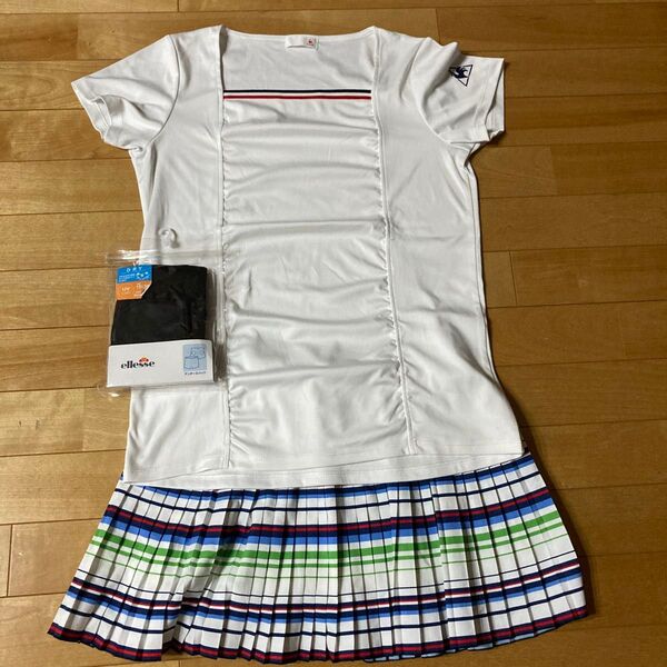 ルコックスポルティフ シャツ スコート ellesse インナーパンツ セット