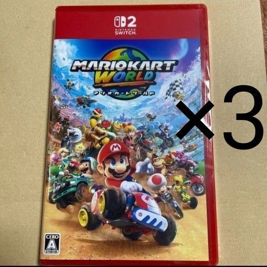 新品未開封 シュリンク付き マリオカートワールド ソフト Nintendo Switch2