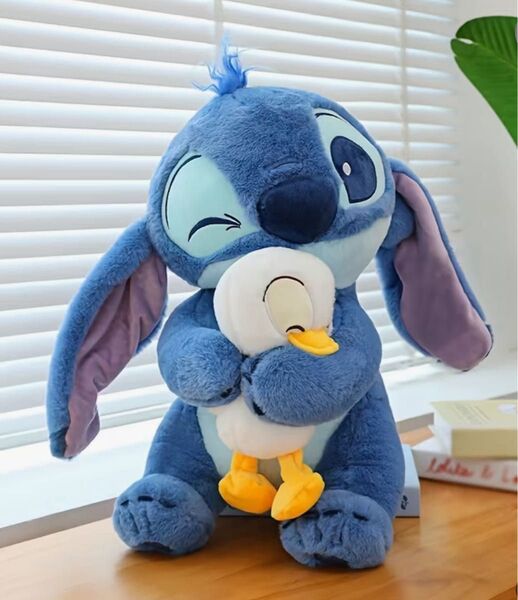 スティッチとダックのぬいぐるみ 30cm
