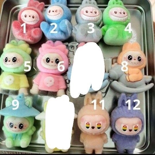 labubu ラブブ キーホルダー 4cm 3個 訳あり