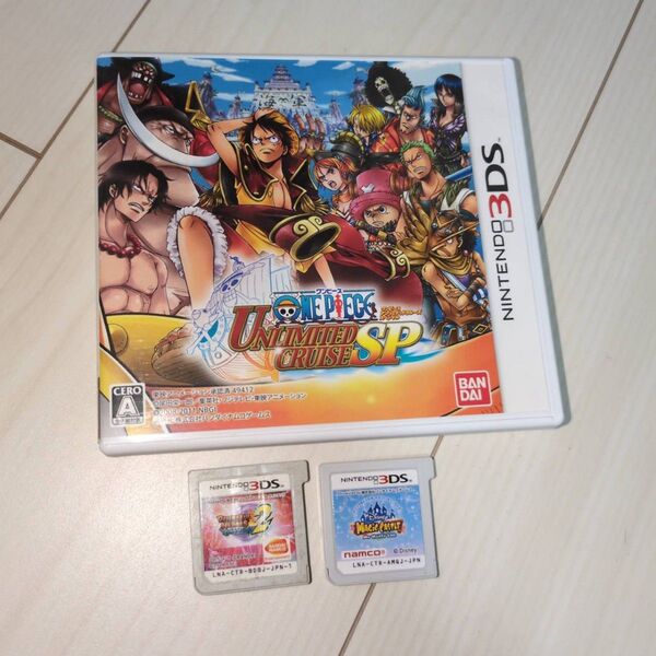 3DS 3本セット ワンピース ドラゴンボール ディズニー レトロゲーム マニア ニンテンドー3DS