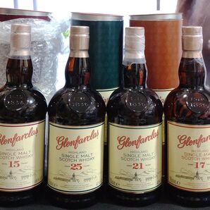 週末8600円値引き【未開栓】4本グレンファークラス15年17年21年25年セット箱有り glenfarclas