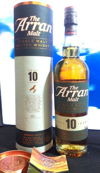 【未開栓】Arranアラン10年旧ボトル シングルモルト スコッチ ウイスキー箱有り